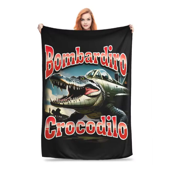 乐天商城 - イタリアンブレインロット ブランケット グッズ プレゼント 誕生日 子供 孫 クリスマス 男の子 女の子 Incredibox Sprunki 冷房対策 旅行 ギフト キャンプ アウトドア