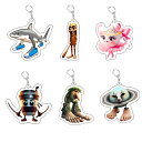 イタリアンブレインロット アクリル キーホルダー A