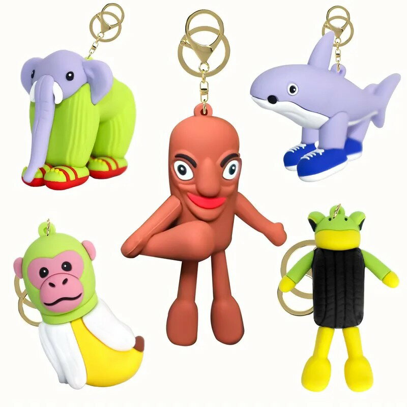 Rakuten - イタリアンブレインロット キーホルダー ミニサイズ 軽い 携帯式 カラフル 子供 大人
