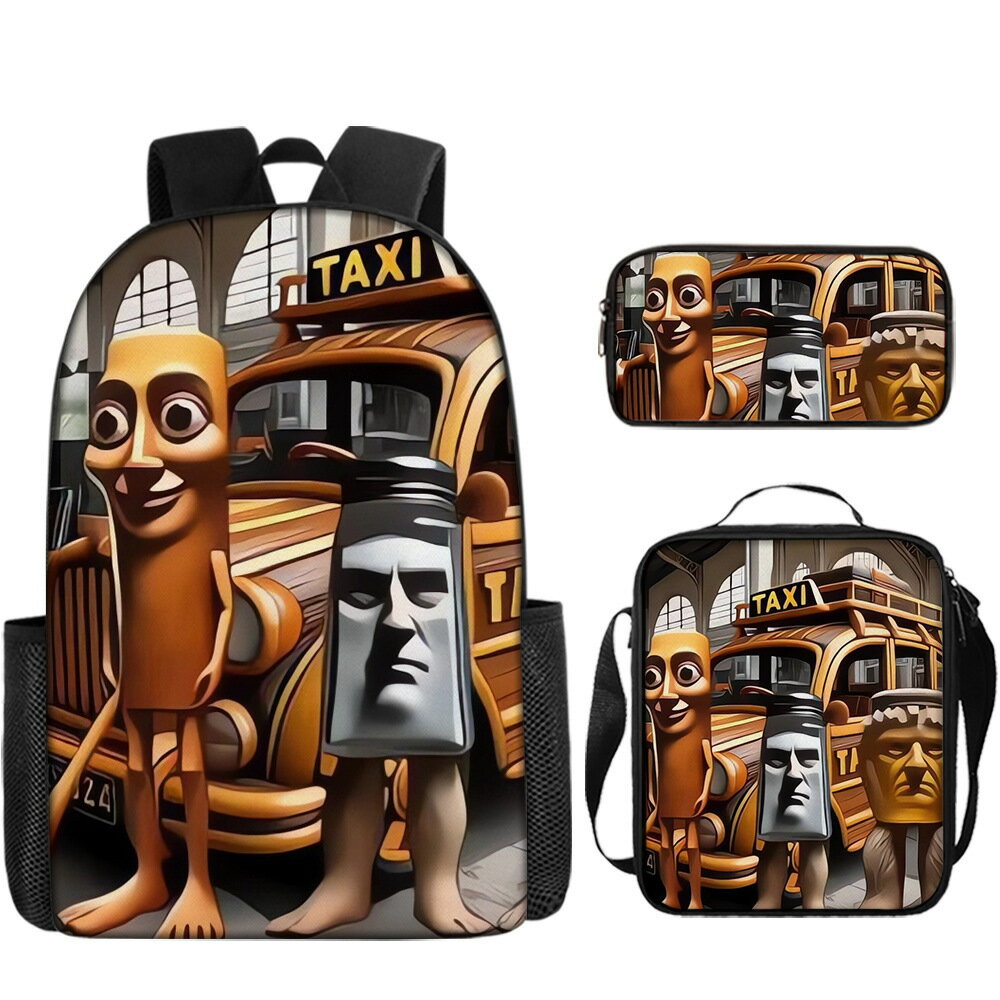 乐天商城 - 【レビューを書いてプレゼント！】イタリアン ブレインロット Italian brainrot リュック ショルダーバッグ ペンケースの3点セット キッズ 入学祝 通学 子供 男の子 女の子 女子 男子 リュックサック デイパック 通園 習い事 お出かけ 遠足 14