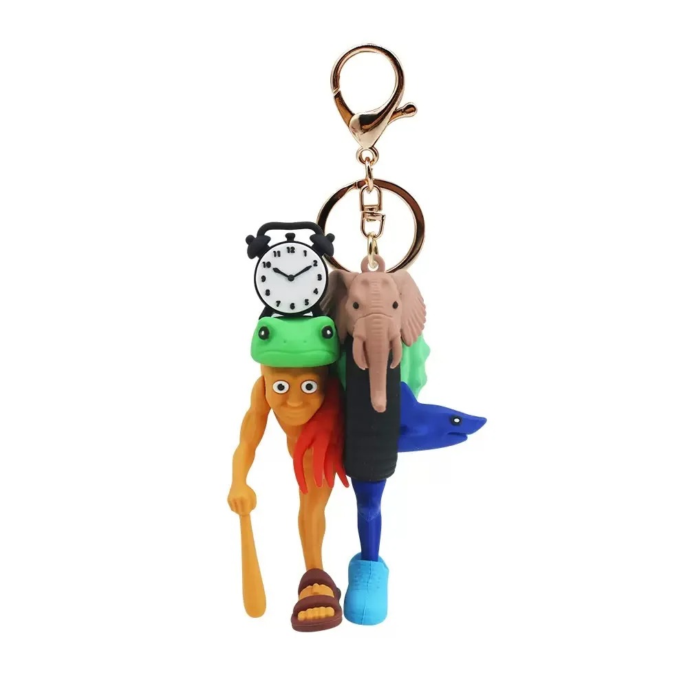 イタリアンブレインロット Italian brainrot トゥントゥントゥンサーフール ストロベリーエレファント シックスセブン ジョブジョブジョブサフール キーホルダー ミニサイズ 軽い 携帯式 カラフル 子供 大人