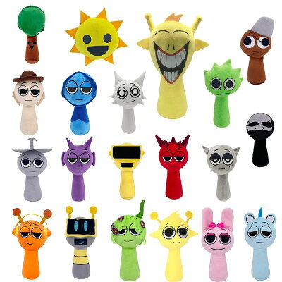 スプランキー Sprunki ぬいぐるみ おもちゃ グッズ プレゼント 誕生日 子供 孫 クリスマス 男の子 女の子 Incredibox Sprunki - Image 1
