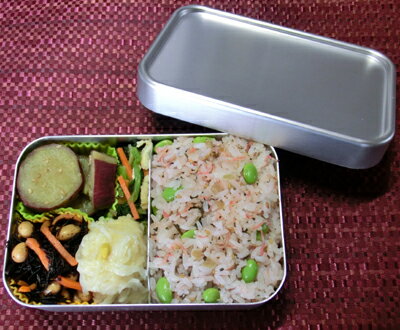 アルミ弁当箱　ドカベン　深型L　[アルミ製品]