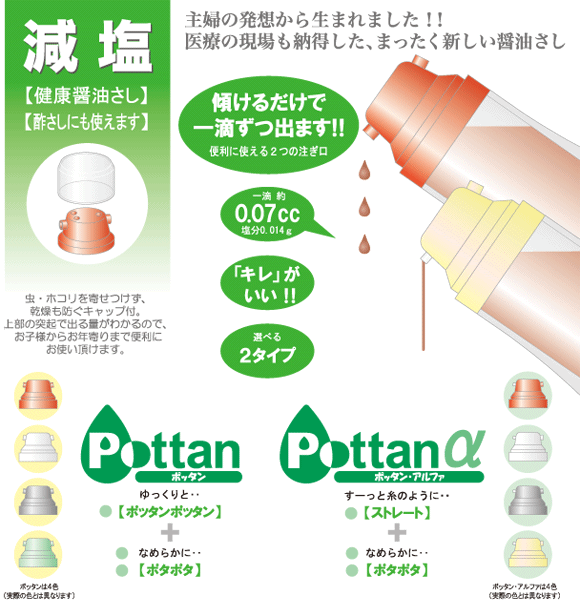 健康醤油さしポッタンα