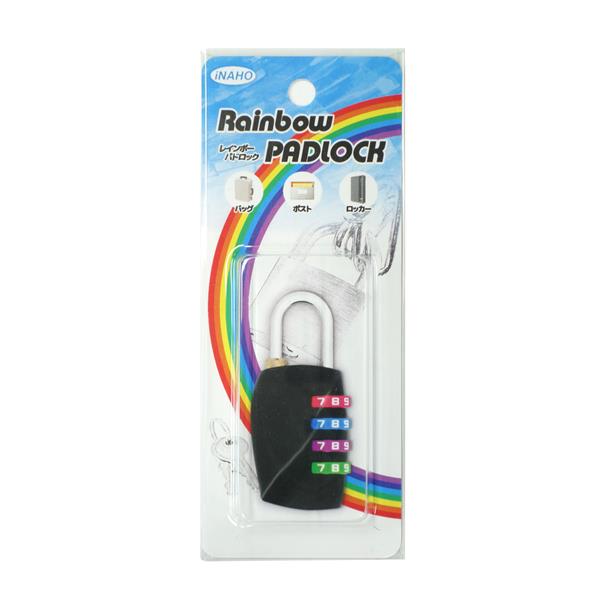 iNAHO Rainbow PADLOCK イナホレインボーパドロック　4段ダイヤル南京錠 2