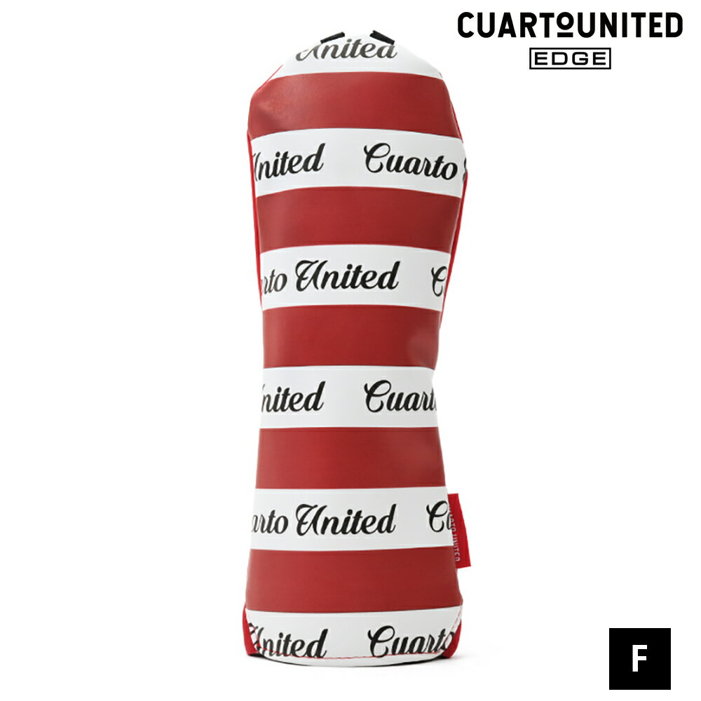 ヘッドカバー ユーティリティー専用 合皮 ボーダー スマイルロゴ クアルトユナイテッド ゴルフグッズ ..