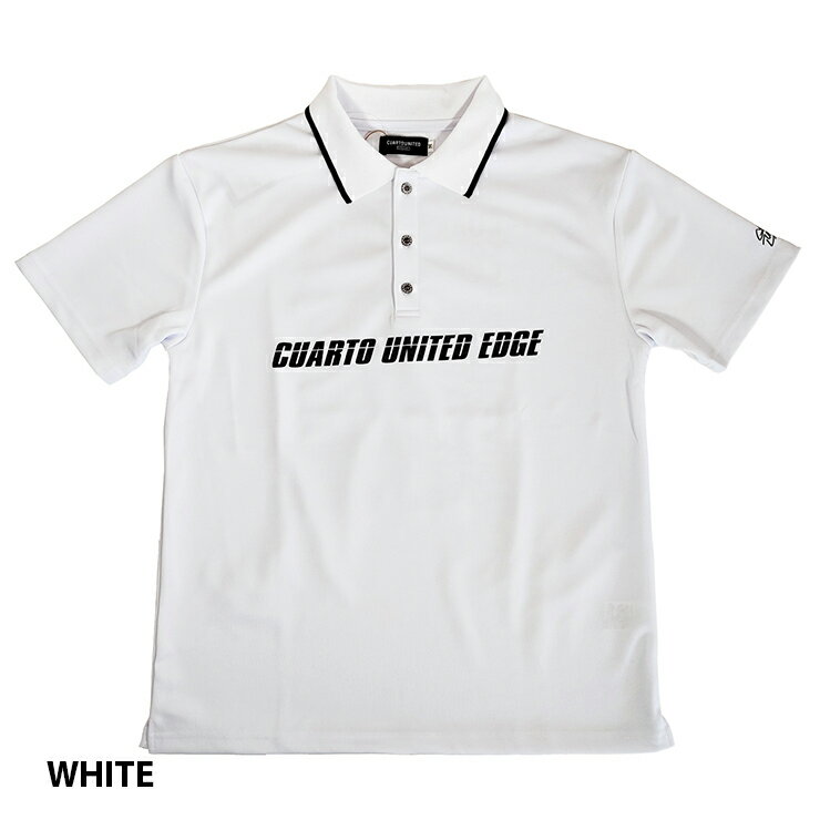 グラフィック バックプリント ポロシャツ クアルトユナイテッド EDGE メンズ ゴルフウェア 21SS