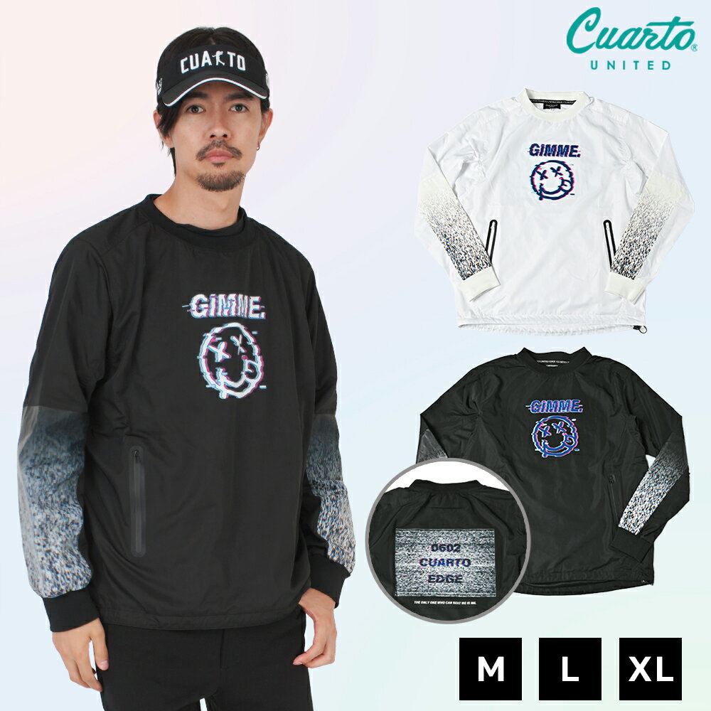 スニードジャック プルオーバー 裏地メッシュ バックプリント スマイルロゴ メンズ クアルトユナイテッ..