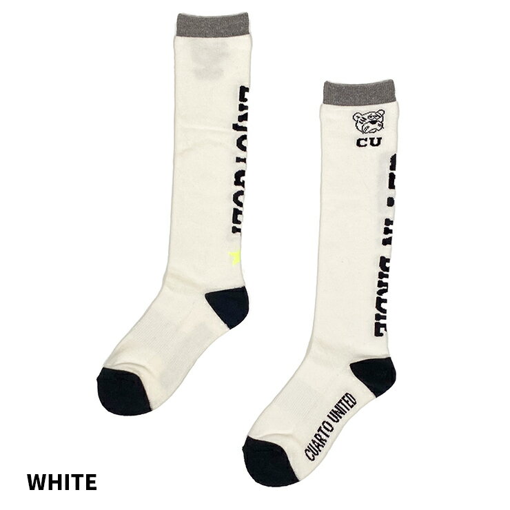 ハイソックス トラマーク バックロゴ レディース クアルトユナイテッド ゴルフウェア 20FW