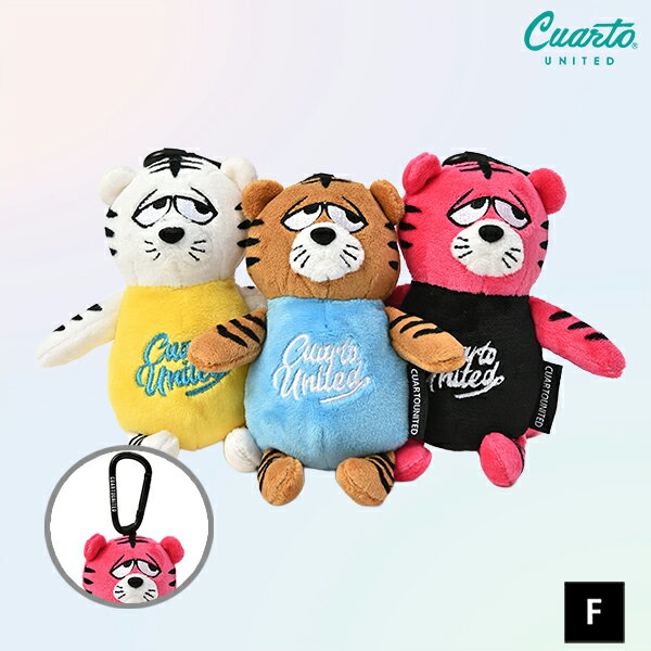 ボールケース ボールホルダー マスコット 虎(トラ) 2個用 カラビナ付き クアルトユナイテッド ゴルフグ..