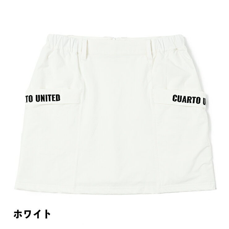 スカート マルチフラップポケット 刺繍ロゴ レディース クアルトユナイテッド ゴルフウェア 24HS