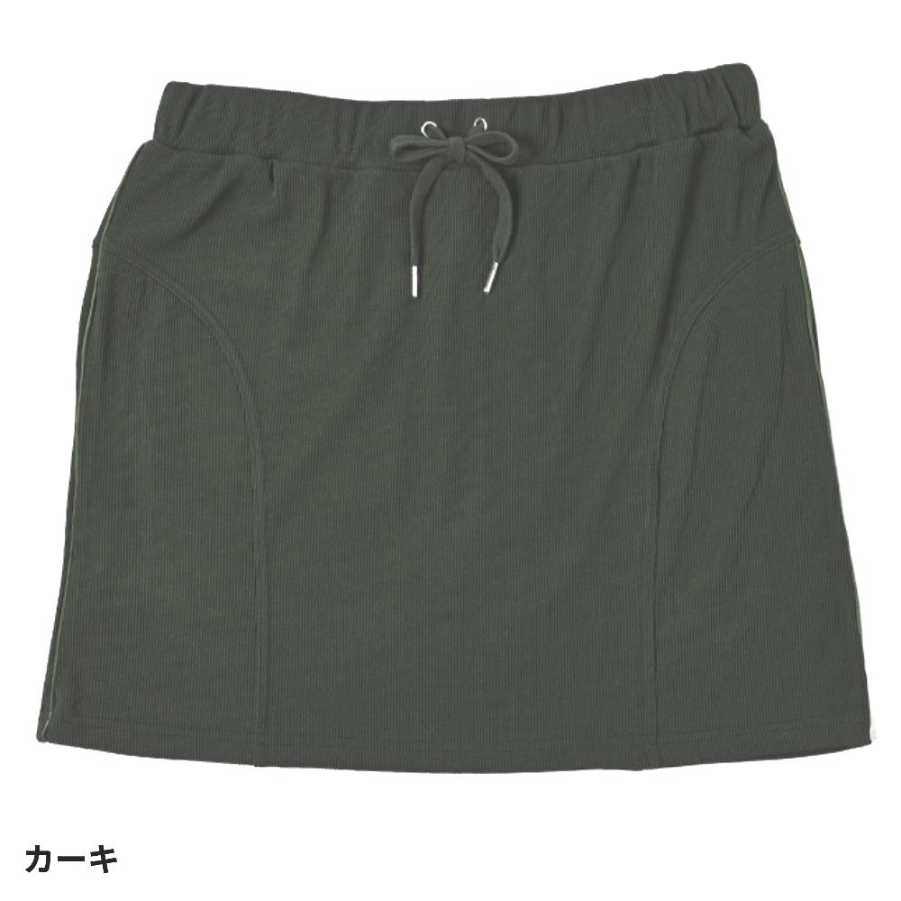 楽天市場】スカート（カラーカーキグリーン）（レディースウェア