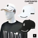 レインキャップ サイドロゴテープ 立体ロゴ メッシュ メンズ クアルトユナイテッド ゴルフグッズ 帽子 24HS