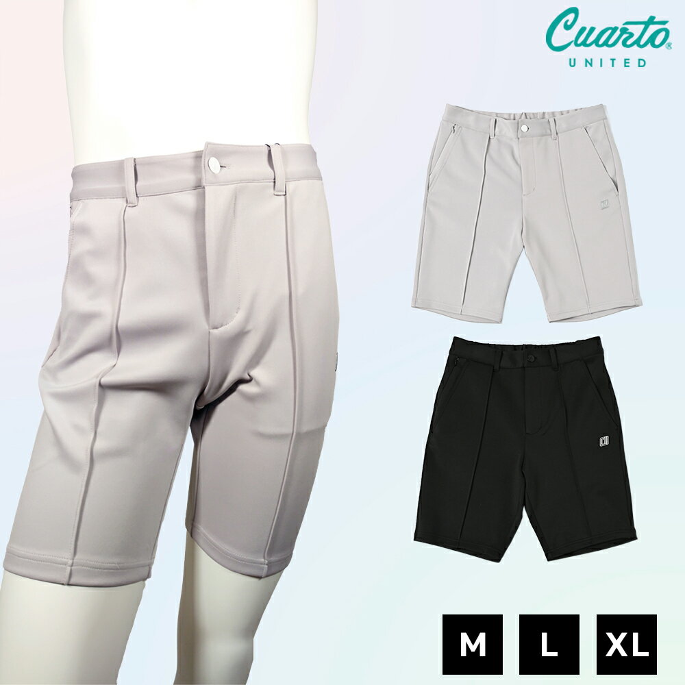 ハーフパンツ センターシーム ストレッチ メンズ クアルトユナイテッド ゴルフウェア 24SS