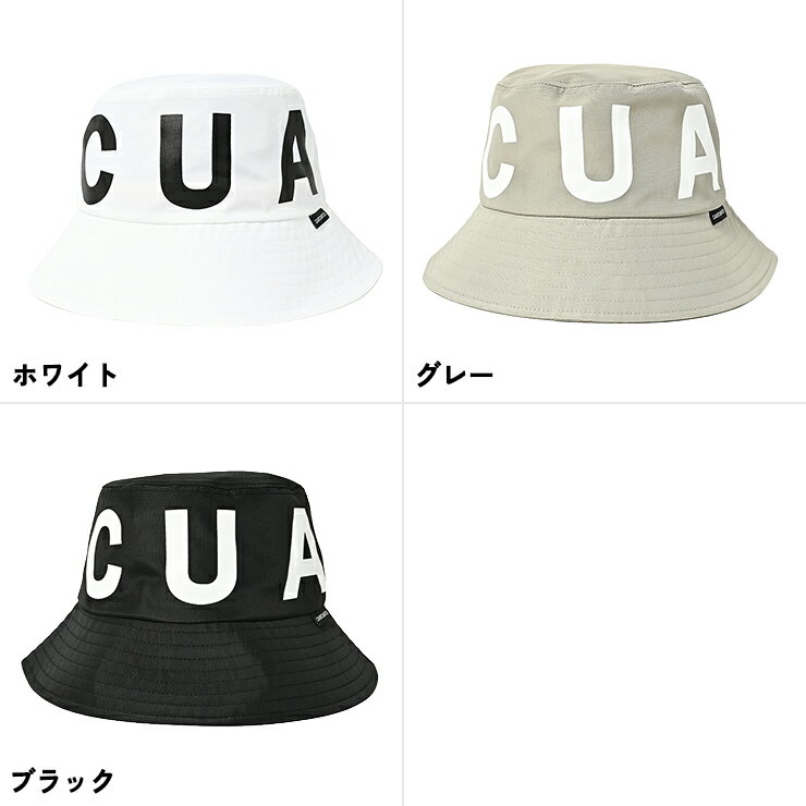 バケットハット 紐付き UVカット ビッグロゴ レディース クアルトユナイテッド ゴルフグッズ 26SS 新作