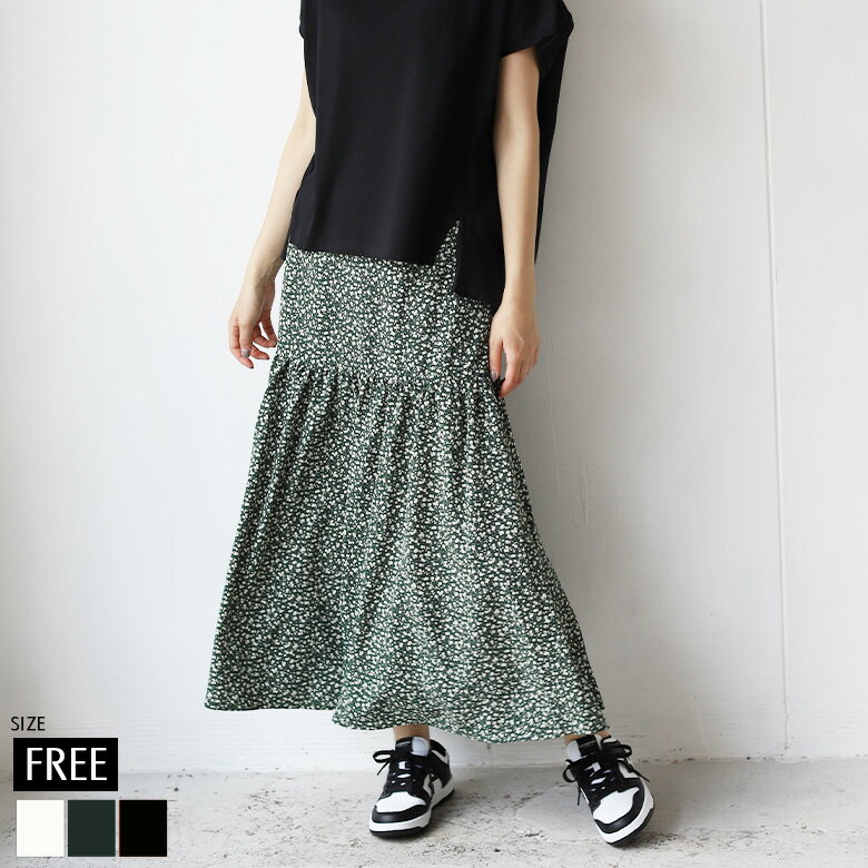【Special Item_ボトムス】スカート (484-3603) レディース ボトムス 花柄 フ