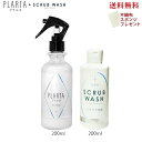 PLARTA（プラルタ）超撥水スプレー 200ml スクラブウォッシュ 200ml 研磨入り洗剤 コーティング剤 車 シンク 撥水 洗面台 洗車 スマホ 浴槽 水回り 不織布スポンジプレゼント 水垢 掃除 キッチン コン／ロ レンジ 鏡 窓 汚れ【送料無料】