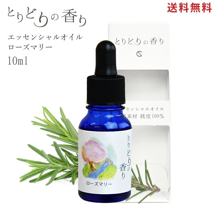 とりどりの香り全品30％OFF＼LINE15％ エントリーP5倍ほか／ アロマオイル 【 ローズマリー スペイン産 10ml】精油 アロマ 加湿器 アロマディフューザー アロマストーン エッセンシャルオイル …