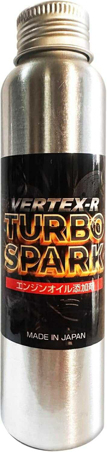 バーテックスR エンジンオイル添加剤ターボスパーク100ml オイル添加剤 車 燃費向上 燃費改善 最強 エンジンパーツ オイル 寿命延長
