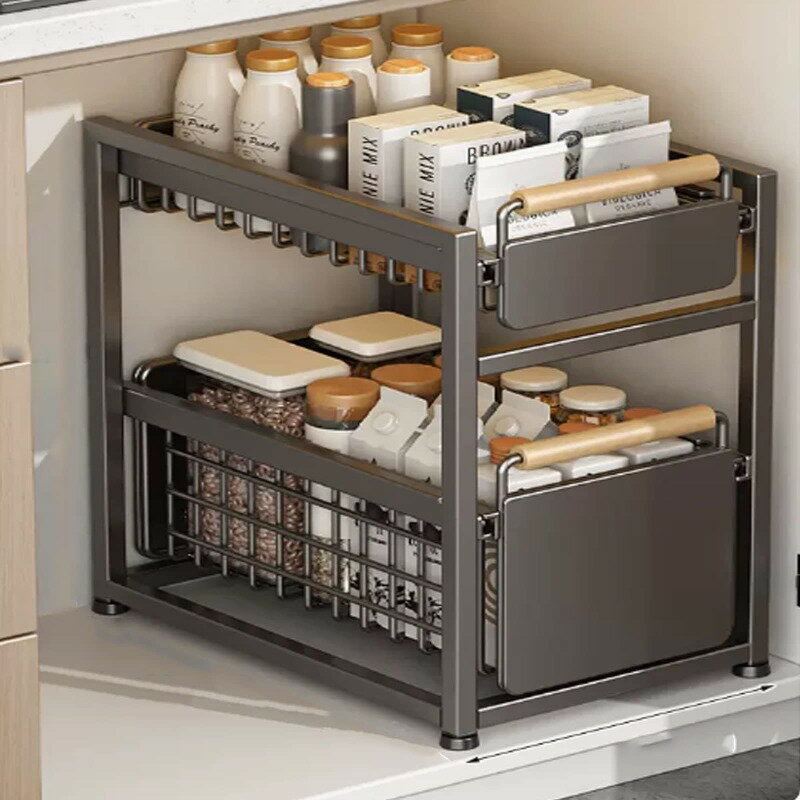 楽天市場】シンク下収納（カラーグレー）（収納家具｜インテリア・寝具