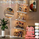 フィギュアケース コレクションケース アクリル 人形ディスプレイ収納ケース 小型 おしゃれ 透明パネル 扉付き 収納ボックス 積み重ね可能 マグネット式開閉 人...