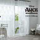 レース カーテン ALICE/Sweet flower voile スウィートフラワーボイル 100×198cm 1枚入Disney9□アリス おしゃれ 花柄 フラワー ボタニカル かわいい 日本製 レースカーテン 洗える ホワイト リビング 子供部屋 スミノエ Disneyzone