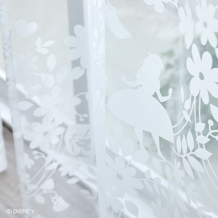 レース カーテン ALICE/Sweet flower voile スウィートフラワーボイル 100×133cm 1...