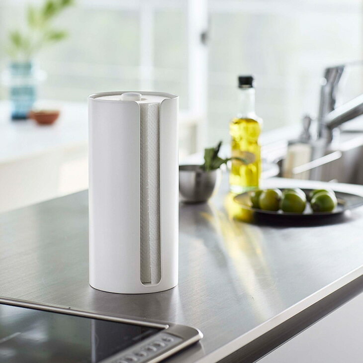 tower タワー 隠せるキッチンペーパーホルダー (ホワイト) THYZ23AW■ 山崎実業※メーカー直送品【仕入れ商品のためクーポン対象外】(3)