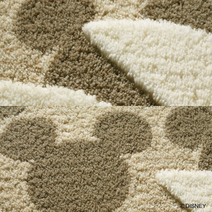 玄関マット MICKEY/ミッキー ローレル DMM-4026 50×80cm 室内 ディズニー Disney ● カーテン&ラグとお揃い ローレル 月桂樹 がモチーフのモダンな玄関マット。 日本製 一人暮らし おすすめ リビング スミノエ ブラック Disneyzone [3]