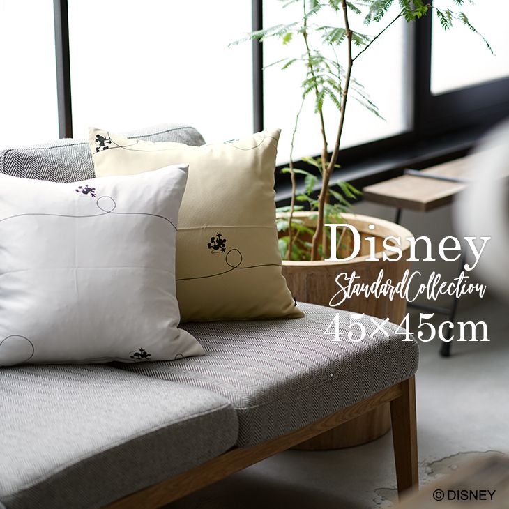 fBYj[ NbVJo[ MICKEY ~bL[ C 45~45cm Disney 6 tȃC̏Ń~bL[yɗVłAVv_ȃNbVJo[BJo[Pił̔̔ X~mG Disneyzone