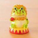 コポー カエル サーカス ライオンになるツノガエル Copeau コポー クッチーナホーム コポー カエル 置物 カエル グッズ コポー 蛙 カエル の コポー インテリア サーカス ライオン 動物 オブジェ カラフル 玄関 リビング 雑貨 かわいい かえる