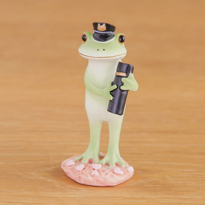 【3点で5％OFFクーポン】 カエル コポーシリーズ 桜 卒業おめでとう Copeau コポー クッチーナホーム カエル コポー 新作 ダイカイ コポー 桜 卒業式 春 かわいい 置物 玄関 インテリア 雑貨 オブジェ かえる 蛙 小さい