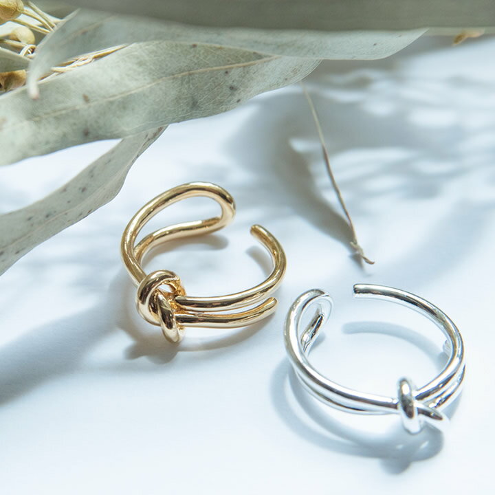 在庫限り 指輪 レディース おしゃれ リング BRASS ワイヤーノット 19092 19093 クッチーナ 送料無料 指輪 シンプル 指輪 おしゃれ シルバー...