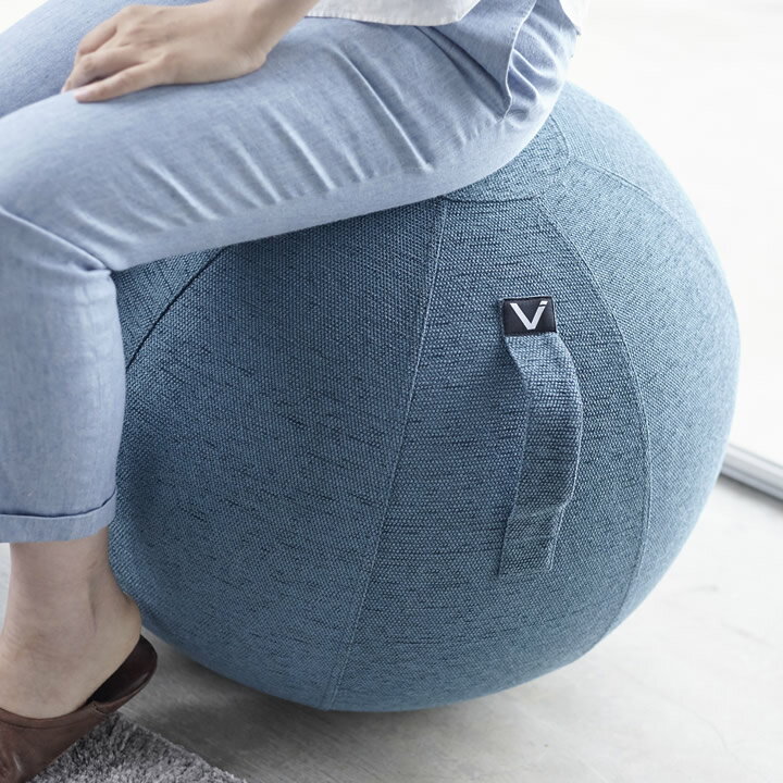 バランスボール 椅子 シーティングボール ルーノ シェニール vivora ヴィヴォラ 【 クッチーナ 】 送料無料 バランスボール 65 おしゃれ スツール 65cm 空気入れ付き テレワーク チェア 在宅勤務 かわいい ストレッチ 運動 山崎実業通販格安セール情報 楽天 通販