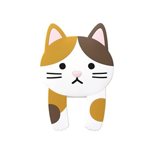 東洋ケース スティッキーフックポケット みけねこ 日用雑貨 収納 小物収納 壁面収納 小物ポケット 印鑑..