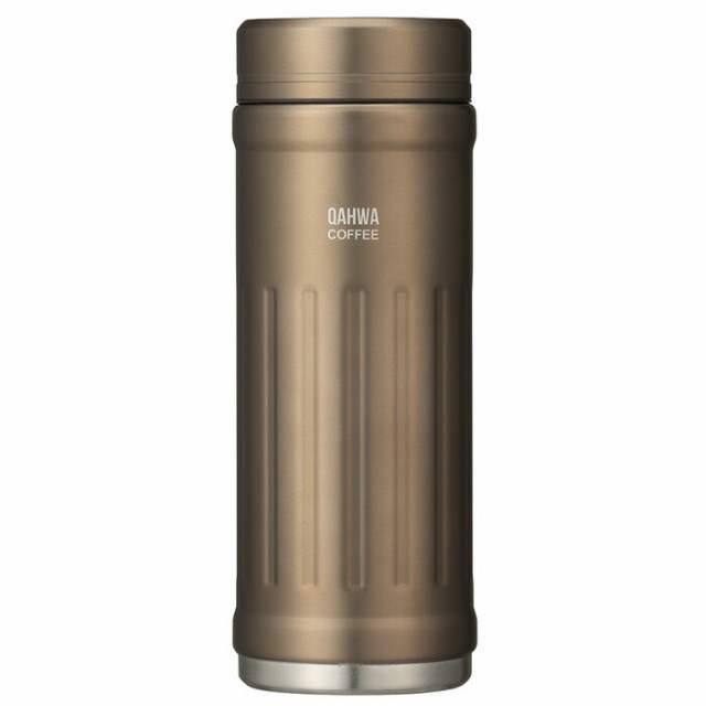 カフア 水筒 QAHWA カフア コーヒーボトル2 ベージュ 水筒 保温 保冷 410ml ステンレス テフロン