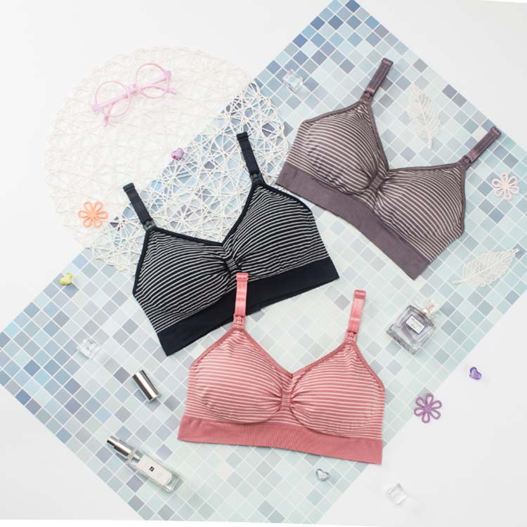 KOKOBOの授乳ブラ オールシーズン 下着 ノンワイヤー マタニティ ストラップオープン インナー マタニティブラ 授乳ブラジャー 育乳 妊婦 ナイトブラ 産前 産後 垂れ防止｜アングル3