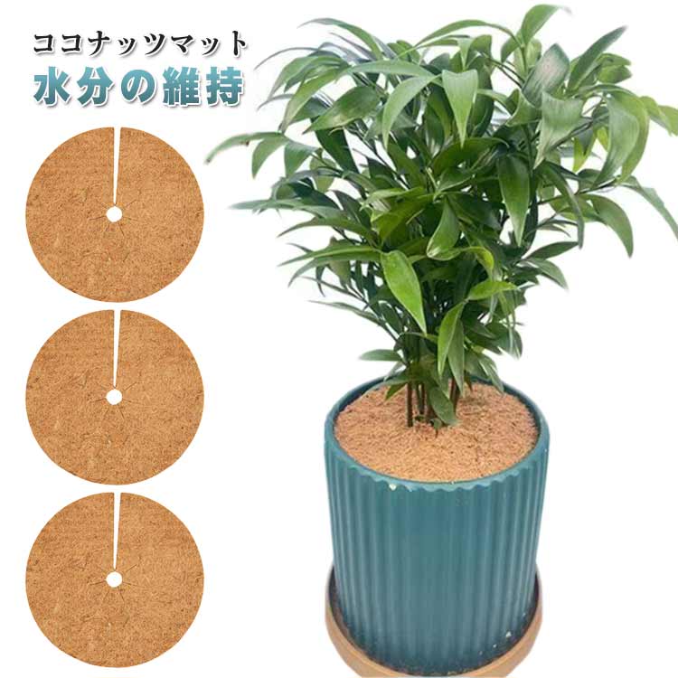 植木鉢 ヤシマット ココヤシマット 園芸用 ヤシシート 園芸用シート プランター 5枚入り 耐久性 丸型 ..