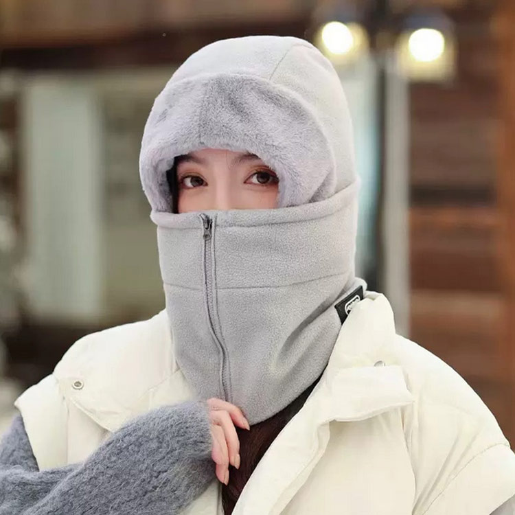 ネックウォーマー レディース メンズ 帽子 防寒 防風 裏起毛 帽子 秋冬用 ネックカバー フードウォーマー マフラー 暖かい 目出し帽 おしゃれ 保温 首長タイプ ファスナー仕様 男女兼用 通勤 通学 自転車 スキー スポーツ スノボー 送料無料