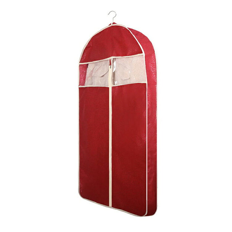【送料無料】型崩れ防止 衣類カバー マチ10cm 洋服カバー 収納カバー 不織布 ロング ショート 厚手 冬物整理 ダウン コート 収納ファスナー仕様 透明窓 中身見やすい 収納ケース 洋服カバー 衣替え ほこりよけ 衣類袋 収納 湿気対策