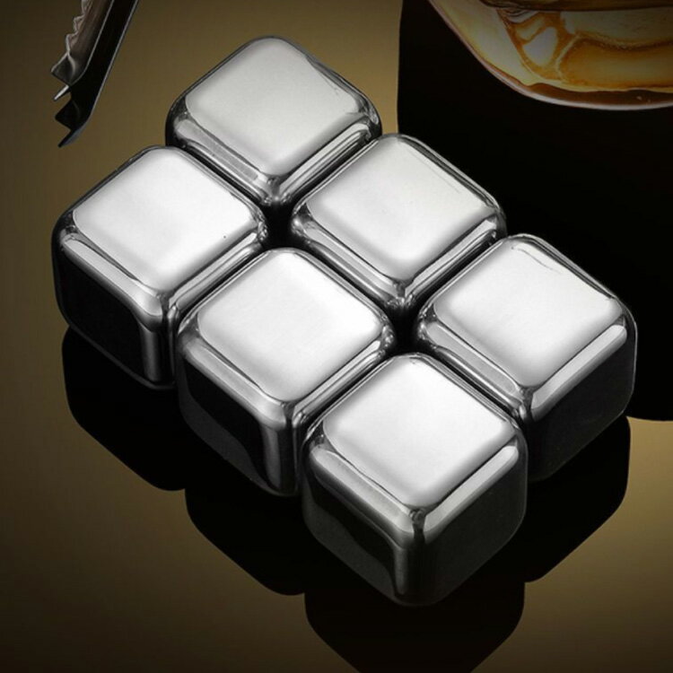 【送料無料】アイスキューブ ステンレス 氷 こおり 溶けない氷 6個 セット ウィス...