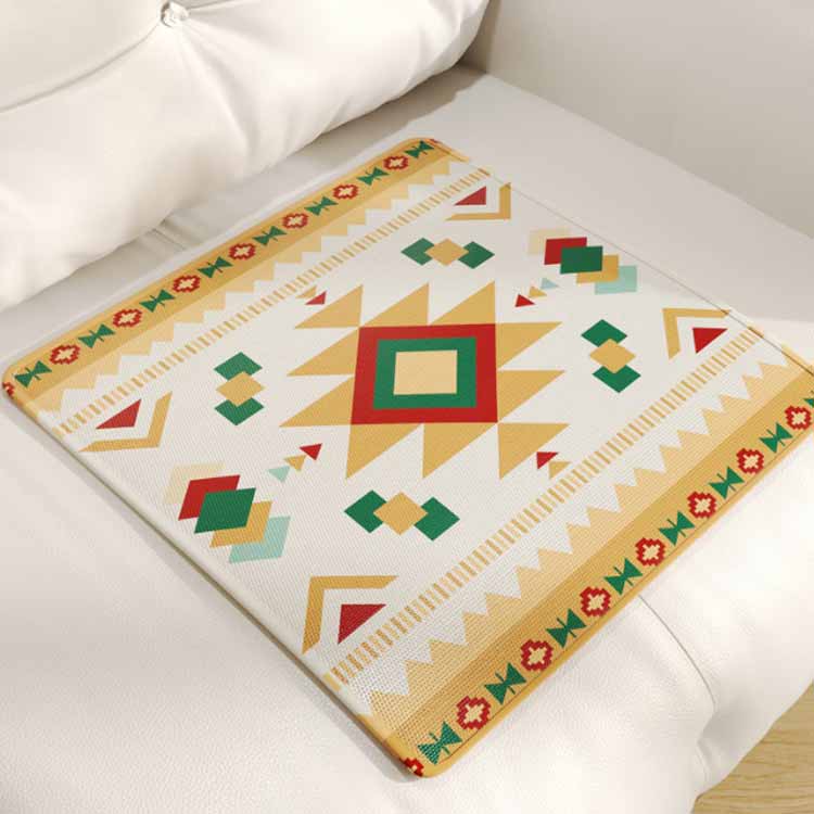 接触冷感 冷感 50x50cm 熱中症対策 チェアパッド 冷感敷きパッド おしゃれ エスニ...