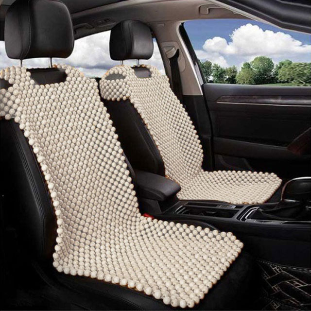 ビーズシートカバー 自動車 車 木ビーズ シートカバー 天然木 座席カバー 助手席 運転席 シートカバー ひんやり 蒸れ防止 運転席カバー 涼しい シートクッション 車 運転席カバー 通気性 取付簡単 熱中症対策 暑さ対策 軽自動車 普通車 冷却シート