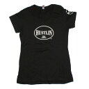 ビリヤード アパレル HUSTLIN ハスリン LPB01 Tシャツ/ブラック（女性用）