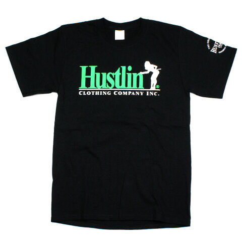 ビリヤード アパレル HUSTLIN ハスリン STB-01 Tシャツ/ブラック