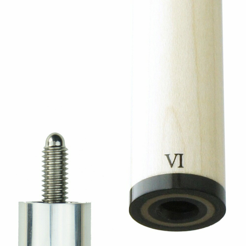 ビリヤード シャフト Adam アダム VI シャフト 5/16-18山 黒無地