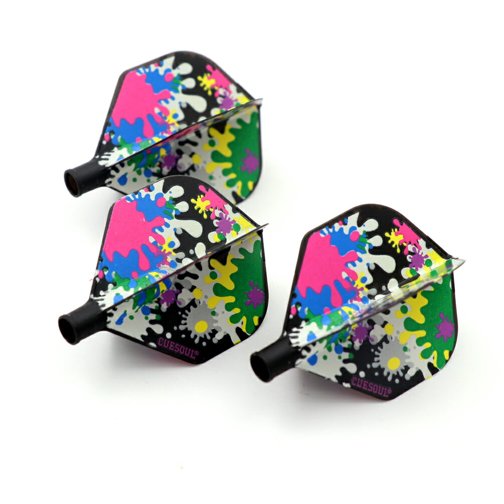 【送料無料】ダーツ フライト キュソール CUESOUL TEROシステム AK4 スタンダート 山本乃輝選手モデルフライト 3本セット CS-AK4+1DY