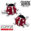 テントウムシ SWANK カフス カフスボタン カフリンクスアクセサリー メンズジュエリー ジュエリーギフト プレゼント お祝い 結婚式 礼服 結婚式 冠婚葬祭 ビジネス スーツ メンズ 男性 彼氏 夫 新生活 父の日 バレンタイン