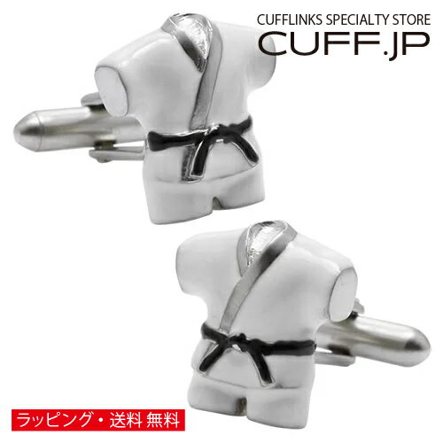 柔道 道着 柔道着 カフス カフスボタン カフリンクスアクセサリー メンズジュエリー ジュエリーギフト ..