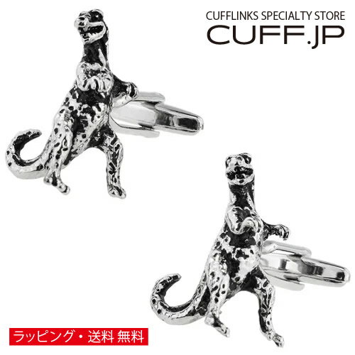 カフス カフスボタン ヴェロキラプトル 恐竜 カフリンクスアクセサリー メンズジュエリー ジュエリーギ..